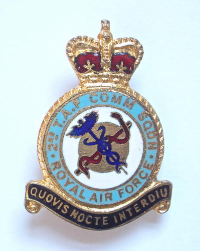 RAF 2nd TAF Tactical Air Force Squadron badge c1950s 