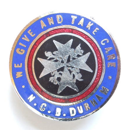 National Coal Board Durham St John Ambulance miners first aid badge