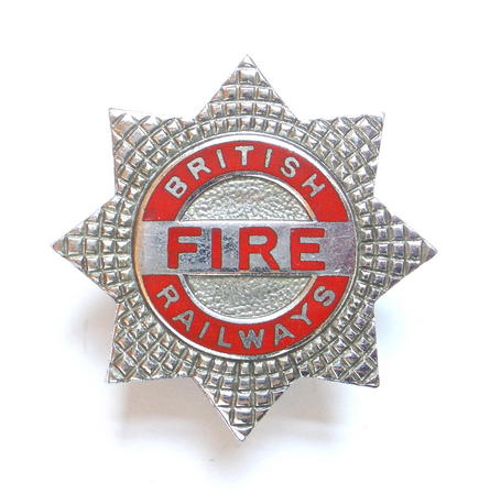 British Railways fire brigade department badge