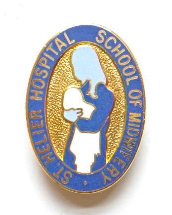 St Helier Hospital School of Midwifery nurses badge
