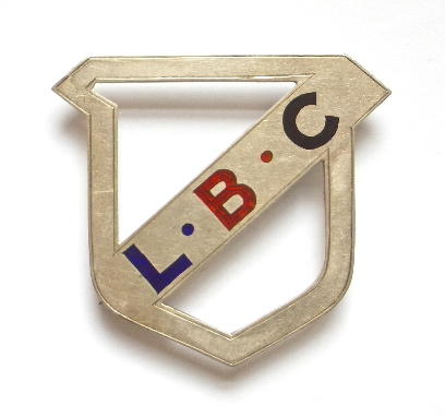 London Bicycle Club silver Victorian badge