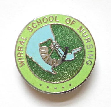 Wirral School of Nursing hospital badge