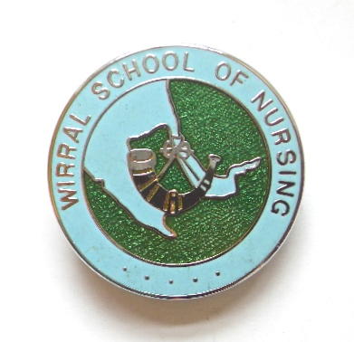 Wirral School of Nursing hospital badge