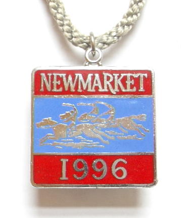 1996 Newmarket horse racing club badge