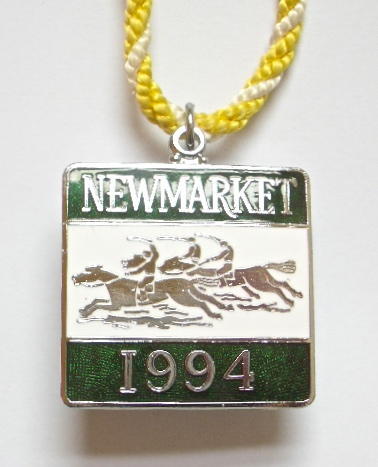 1994 Newmarket horse racing club badge