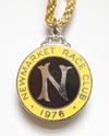 1976 Newmarket horse racing club badge