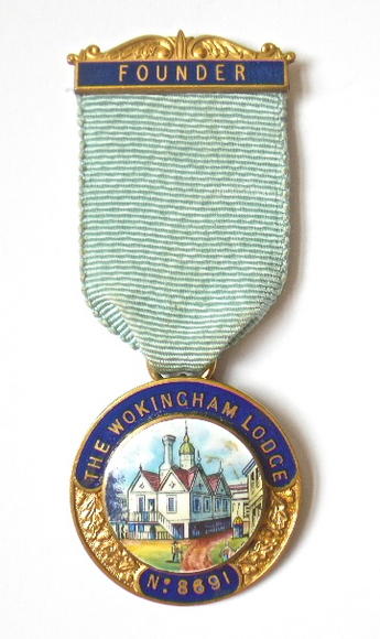 Masonic Wokingham Lodge No 8691 Founder Jewel
