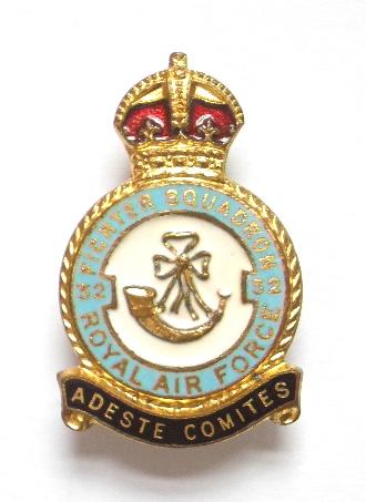 RAF No 32 Battle of Britain Fighter Squadron Badge c1940s