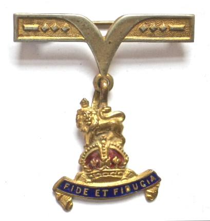 WW2 Royal Army Pay Corps V for Victory Sweetheart Brooch