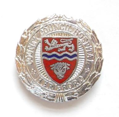 Hereford County Council Hospital Nurses Badge