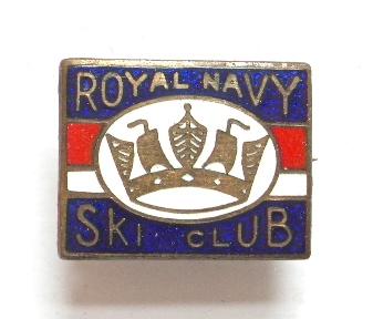 Royal Navy Ski Club Badge c1950s