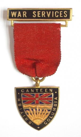 WW2 Canteen British Columbia War Services Badge
