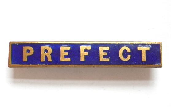 Senior School Pupils Prefect Title Badge c1940s.