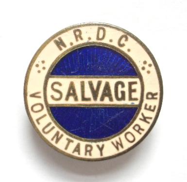 WW2 Salvage voluntary worker home front badge