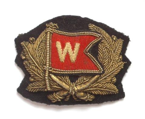 William Watkins Ltd Tugboat Company London cap badge