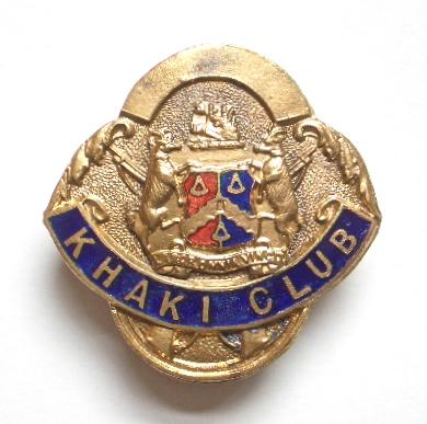 WW1 The Bradford Khaki Club Badge Forster Square Bradford