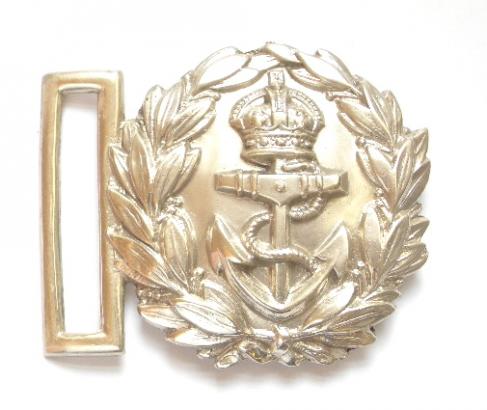 Queen Alexandras Royal Naval Nursing Service 1906 silver buckle