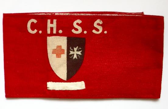 British Red Cross & Order of St John C.H.S.S. armband