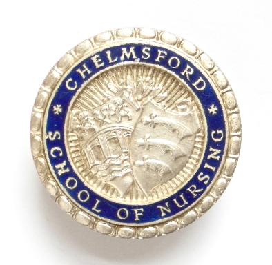 Chelmsford School of Nursing hospital badge