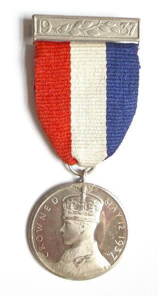 Edward VIII 1937 Coronation Medal Eastern High School of Commerce