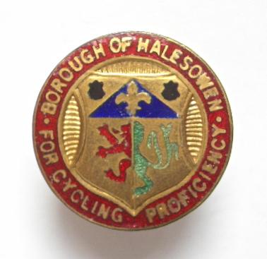 Borough of Halesowen Dudley cycling proficiency badge