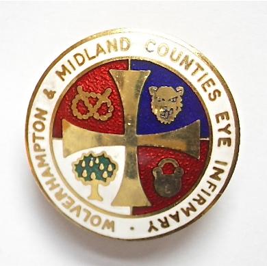 Wolverhampton & Midland Counties Eye Infirmary hospital badge