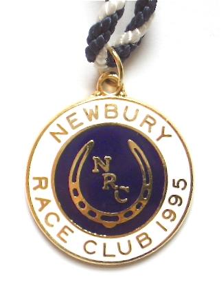 1995 Newbury Racecourse horse racing club badge