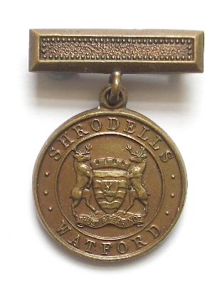 Shrodells Watford General Hospital wartime nurses badge