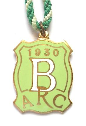 Brooklands Automobile Racing Club 1930 BARC members badge