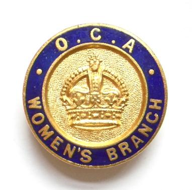 WW1 Womens Branch Old Comrades Association OCA Badge