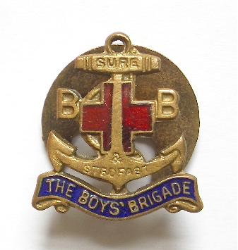 Boys Brigade standard buttonhole lapel badge by Butler
