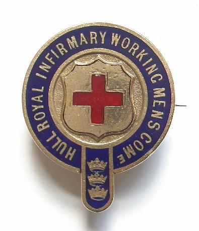 Hull Royal Infirmary working mens committee badge