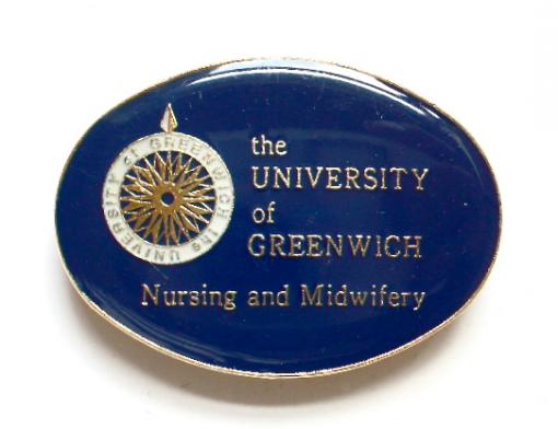 University of Greenwich Nursing and Midwifery Badge