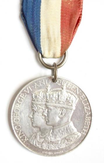 King George VI & Queen Elizabeth 1937 Coronation Medal