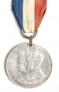 King George VI & Queen Elizabeth 1937 Coronation Medal