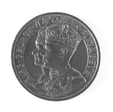King George VI and Queen Elizabeth 1937 Coronation Medal & Case