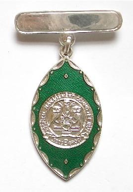 Leeds Hospital Management Committee 1968 silver nurses badge
