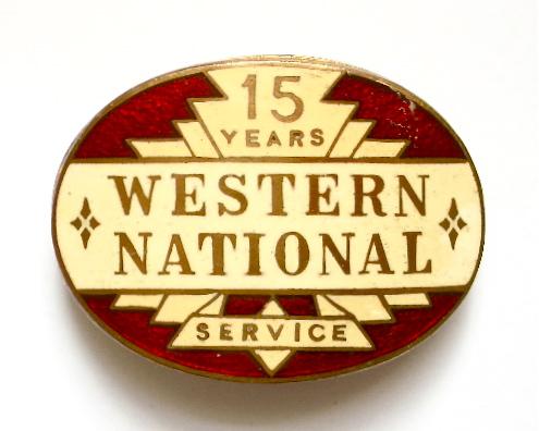 Western National Omnibus Company bus drivers cap badge