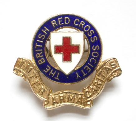 British Red Cross Society officers hat badge
