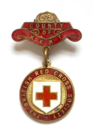 British Red Cross Society County of Kent Badge