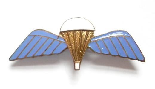 Parachute Regiment gilt & enamel badge c1940s