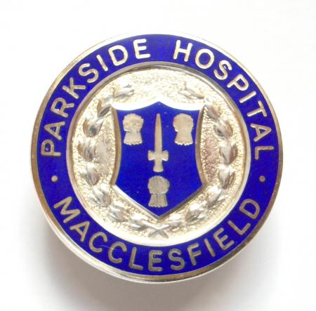 Parkside Hospital Macclesfield 1968 silver nurses badge
