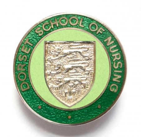 Dorset School of Nursing 1989 silver hospital badge