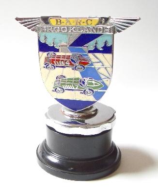 Brooklands Automobile Racing Club BARC member bonnet badge