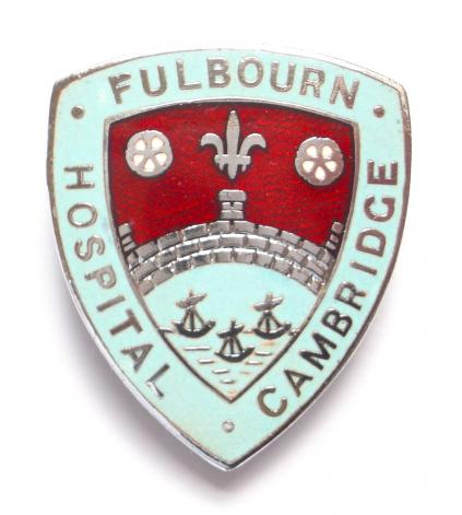 Fulbourn Hospital Cambridge psychiatric nursing badge