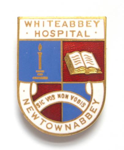 Whiteabbey Hospital Newtownabbey Northern Ireland nurses badge