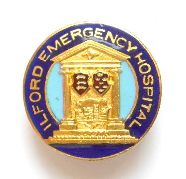 Ilford Emergency Hospital nurses badge
