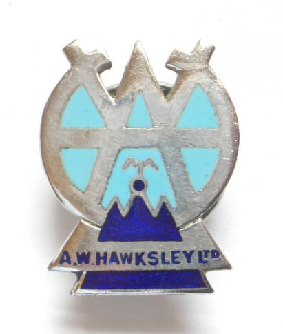 WW2 A.W.Hawksley Ltd aircraft construction workers badge