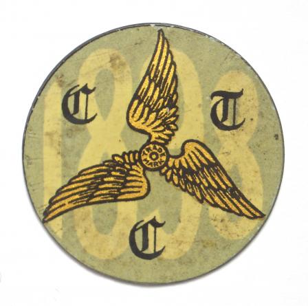 Cyclists Touring Club CTC 1898 membership certificate badge