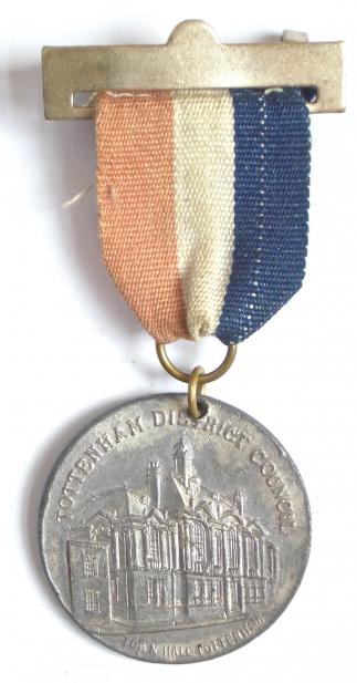 Tottenham 1919 Great War peace celebrations medal